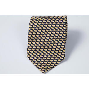 Burberry London Black Tie W/ Golden Apples Fruit